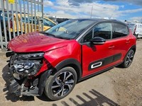 2023 Citroen C3 1.2 PureTech 110 Shine Plus 5dr Red Damaged Salvage