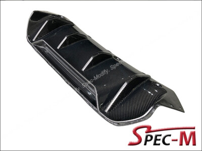 CF Fits 2018+ BMW F90 M5 P Style Rear Bumper Diffuser Carbon Fiber 