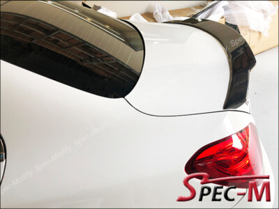 2015-2019 W205 C63 AMG Sedan C74 Style Carbon Fiber Trunk Spoiler Wing
