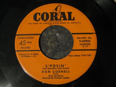 Don Cornell - For You (4x7'', Album + Box) VG+ - 3244390667