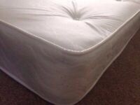 Brand New 4FT6 Double Medium Tufted Mattress - Fast Delivery