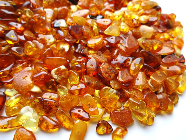 PerforÃ© Naturel Poli Baltique Ambre DesserÃ© Perles Environ 230 PiÃ¨Ces (20gr)