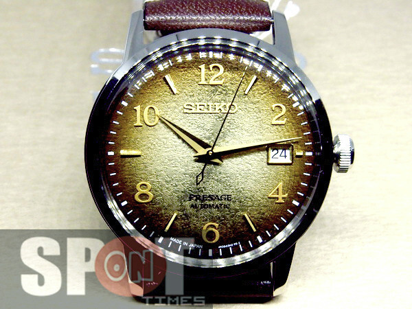 Pre-owned Seiko Presage Cocktail Hojicha 7000pcs Limited Automatic Men's Watch Srpf43j1