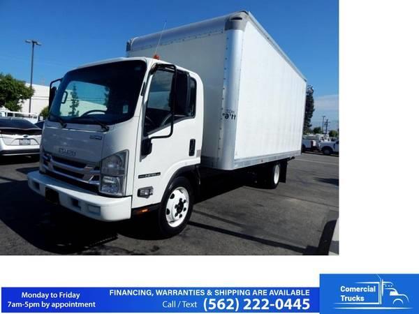 2018 ISUZU NPR HD 18FT BOX TRUCK GAS NRR NQR HINO FUSO MITSU 18' 16'