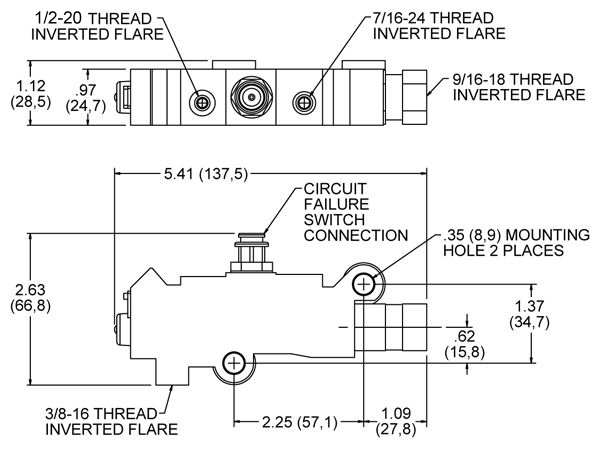 Ford Bronco Proportioning Valve Disc/Drum 4x4 1976-1986 ... chevy llv wiring diagram 