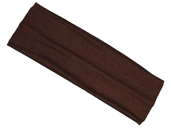 Brown Wide Sports Dance Gym Headband for Women - Stylish Hair Accessory