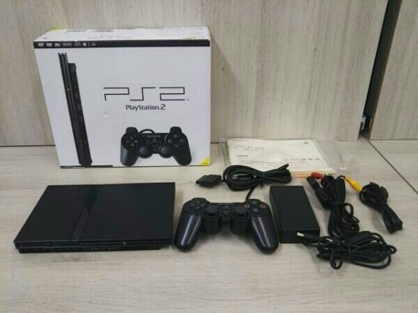 Nintendo Switch SONY PlayStation2 SCPH-70000 CB PS2 Slim Console System Black SCPH-70000 CB Game -NTSC-J
