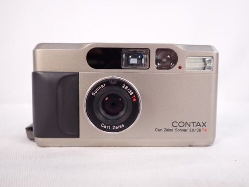 CONTAX T2 Carl Zeiss Sonnar 2.8/38 T Compact Film Camera Silver