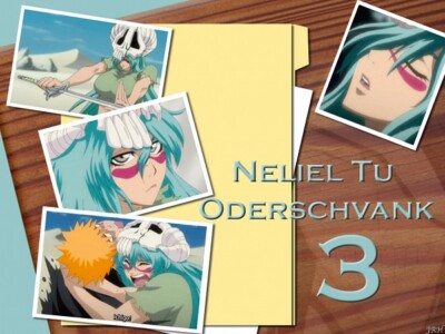 Anime arrancar espada kurosaki ichigo nelliel tu Stitched Gaming Mat Desk