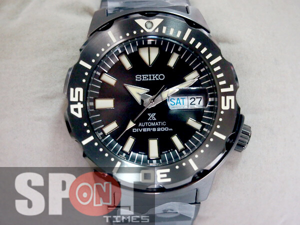 Pre-owned Seiko Prospex Monster Automatic Diver's Men's Watch Srpd29k1
