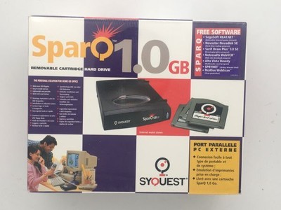 SyQuest SPARQ 1.0GB Removable Cartridge Hard Drive, PARALLEL, RETAIL