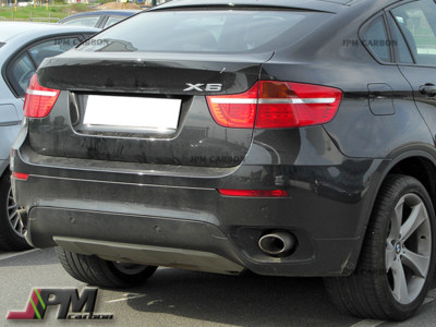 OE Style Carbon Fiber Diffuser Cover 2007-2013 BMW E71 X6 SUV Liftback Only