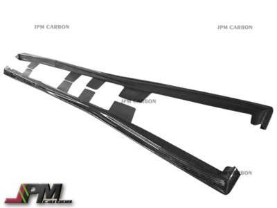 JDM 4PCS Carbon Fiber Side Skirts Lip 2014-2016 Lexus IS250 IS350 F Sport Only