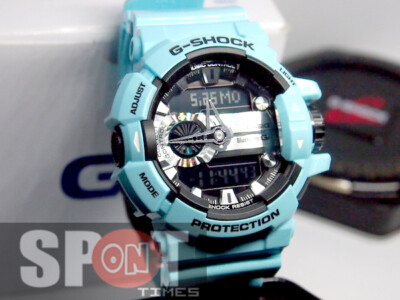 CASIO G-SHOCK 「G’MIX」 GBA-400-2AJF Casio G-shock G'mix Gba400-2a Blue Bluetooth Smart Music
