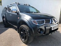 2007 MITSUBISHI L200 ANIMAL 2.5 DI-D 4WD PICK UP TRUCK - MATTE BLACK - PX POSS