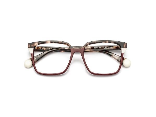 Le Parc BOTTA 03 Damen Brille Kunststoff Oval Burgund