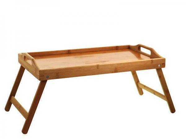 Bambus Bett Tablett 50 x 30cm Frühstückstablett