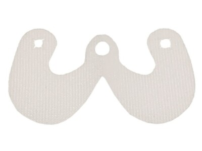 LEGO White Minifig Cape Cloth Curved Hand Neck Hole Spongy NEW Part bb1354 2-11