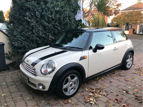 Mini cooper, 2007, petrol, manual, 50,000 miles, white car for sale