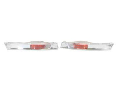 DEPO Pair Euro Clear Bumper Signal Lights For 2006-2010 Volkswagen VW Passat B6