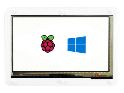 Waveshare 1024x600 7inch Display with Case for Raspberry Pi IPS Touch Screen