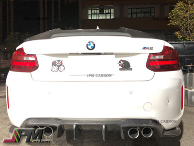 Carbon Fiber M4 Style Trunk Spoiler fit BMW  2014-2019 F22 F23 240i CF