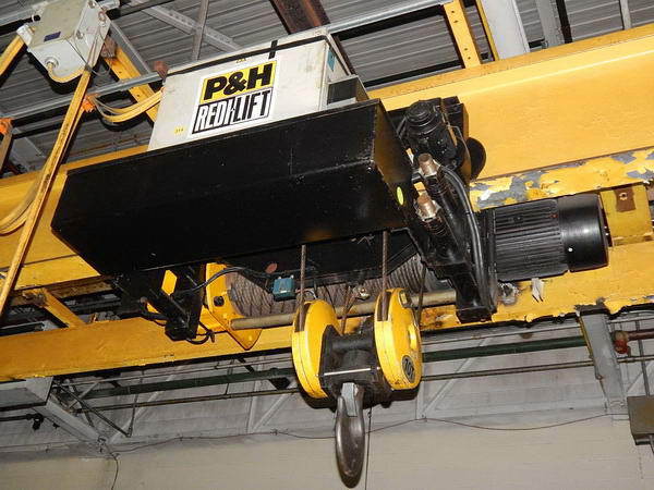 10 Ton P & H Hoist and 10 Ton Northern Bridge and End Trucks with Runway (51474)