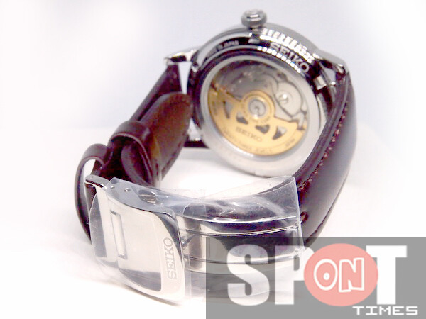 Pre-owned Seiko Presage Cocktail Negroni Burgundy Automatic Ladies Watch Srpe41j1