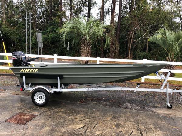 NEW 2018 Alweld 1548 Aluminum Fishing Boat with Suzuki