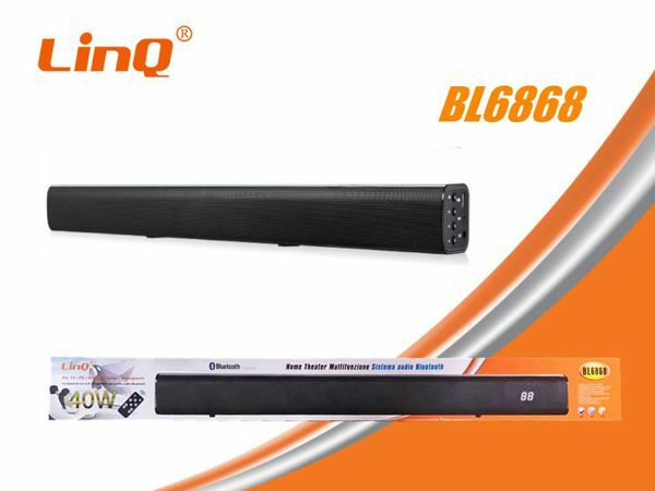 Sound Bar Linq Bl6868 Audio Bluetooth Home Theater Multifunzione 40W Telecomando