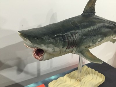 PNSO Megalodon prehistoric sharks Model toy scientific art Dinosaurs Figure gift