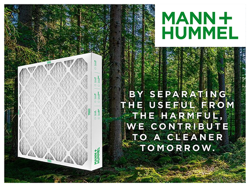 20x23x1 MERV 8 Pleated Air Filters by Mann+Hummel. 4 Pack.