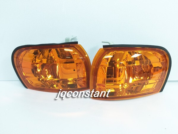 Crystal Amber Side Corner Lights for 1992-2000 Subaru