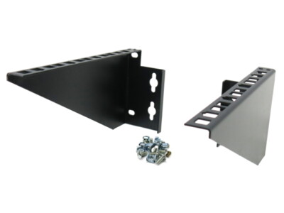 CNAweb 4U 19'' Network Rack Bracket for Wallmount Vertical Hang or Desk Mount