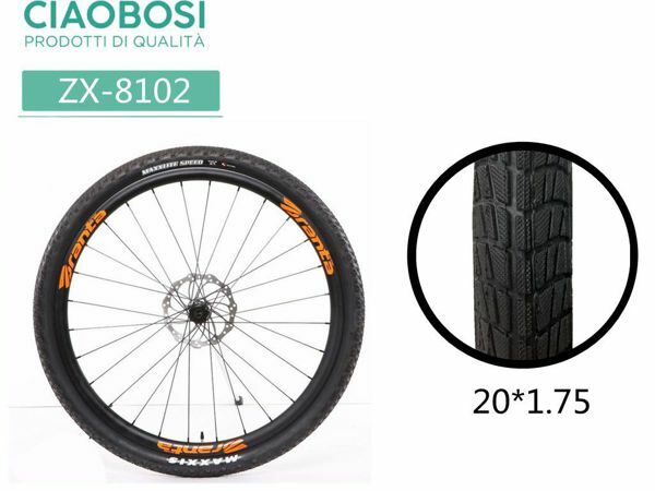 Copertone Ruota Pneumatico Bici Bicicletta Mtb Bike 20x1.75 Zx-8102 linq