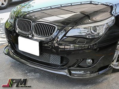 FOR 04-10 E60 528i 535i 550i  M-Tech Only HG Style Front Carbon Fiber Bumper Lip