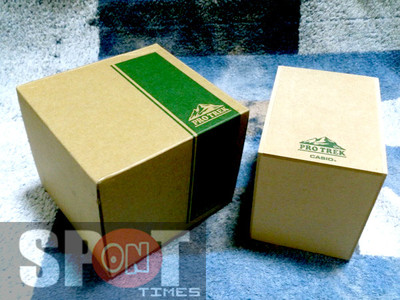 Pre-owned Casio Protrek Solar Triple Sensor Watch Prg-110c-9 Prg110c 9