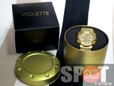 Pre-owned Casio G-shock X Vashtie Kola Violette Limited Ladies Watch Gma-s110vk-9