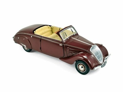 PEUGEOT 402 Eclipse 1937 dark red Norev 1:18