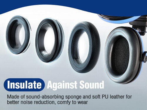 Kids Ear Protection Noise Cancelling Headphone Hearing Safety Earmuffs Set W/Bag