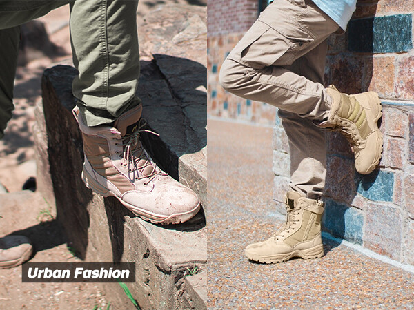 Maelstrom® Military Tactical Work Boots for Hiking Motorcycling EMS