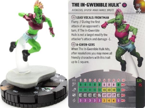 Marvel Heroclix Spiderman Beyond Amazing Chase : In-Gwenible Hulk - 065