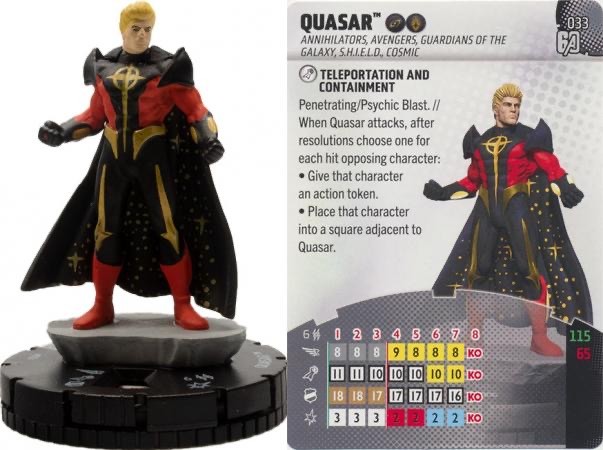 Marvel Heroclix Avengers 60th : Quasar - 033