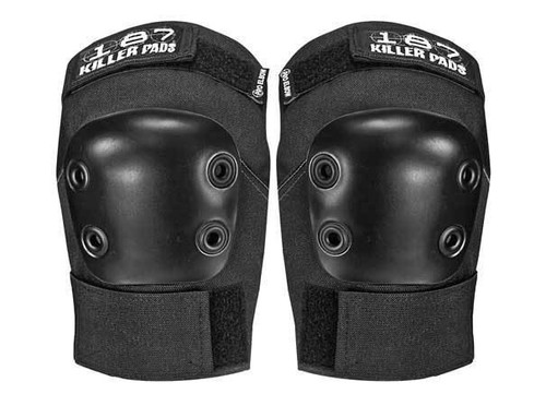 187 Killer Pads - Pro Elbow Pads | Black | Skateboarding | Roller Derby | Skate