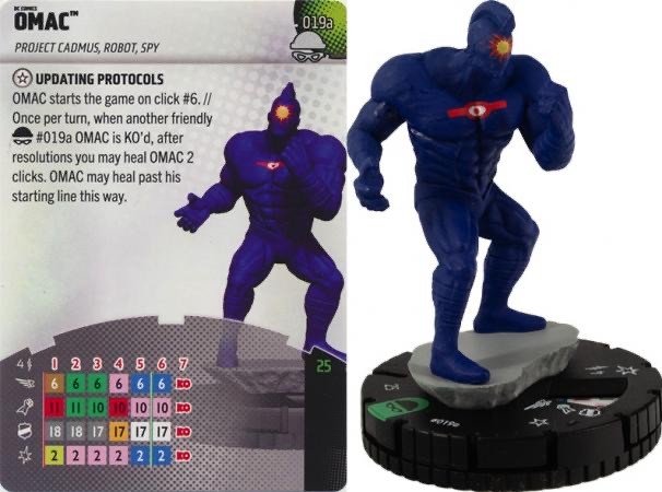 DC Heroclix Notorious : OMAC - 019a Uncommon