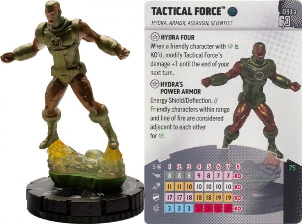 Marvel Heroclix Avengers 60th : Tactical Force - 031a