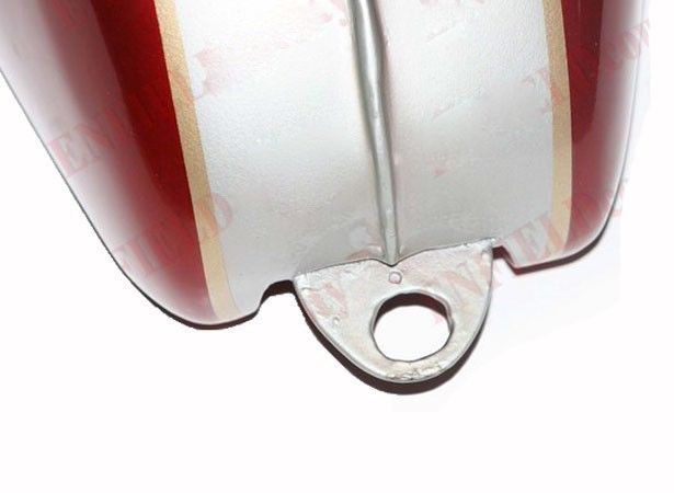 Cherry Silver Stripe Fits Triumph T120 Bonneville 1959 Fuel Tank Bonnie  