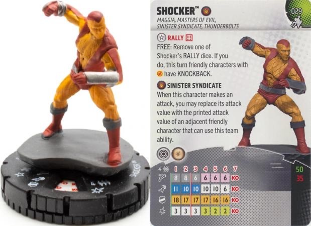 Marvel Heroclix Spiderman Beyond Amazing Uncommon : Shocker - 029