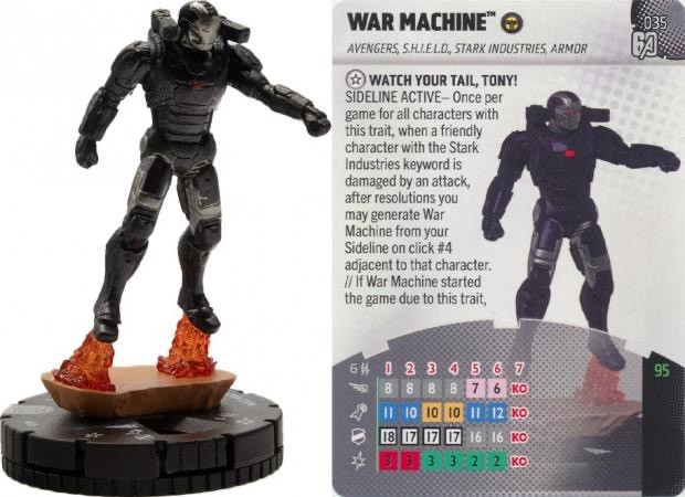 Marvel Heroclix Avengers 60th : War Machine 035 Rare