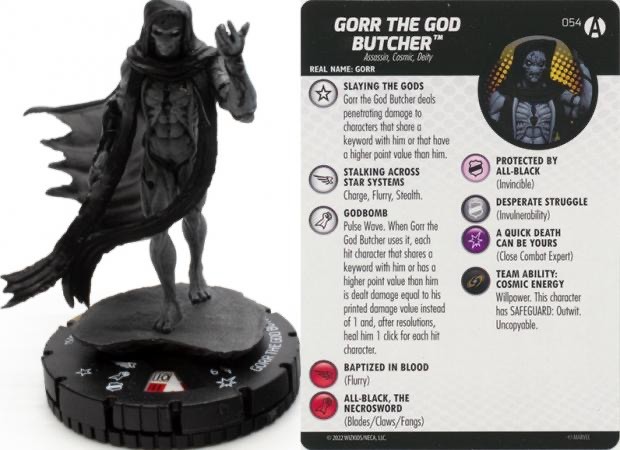 Marvel Heroclix Avengers Forever Super Rare : Gorr the God Butcher - 054